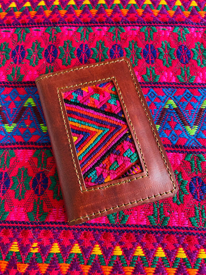 Guatemalan Authentic Leather Huipil Card Holders