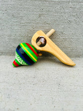 Load image into Gallery viewer, Spinning Wooden Top Toy / Trompo