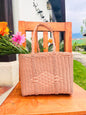 Plastic Tote Bag - Blush
