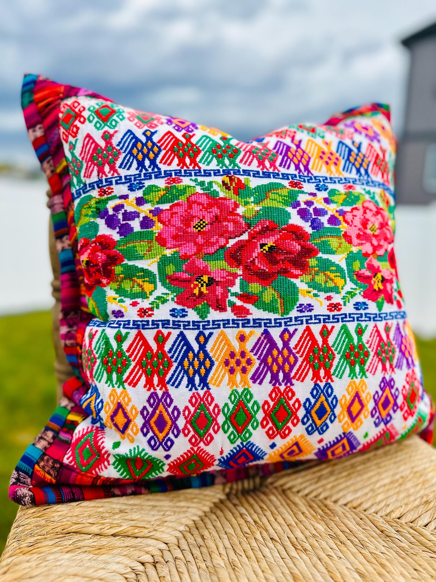 Pillow Cover from Tecpan Guatemala