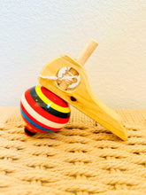 Load image into Gallery viewer, Spinning Wooden Top Toy / Trompo
