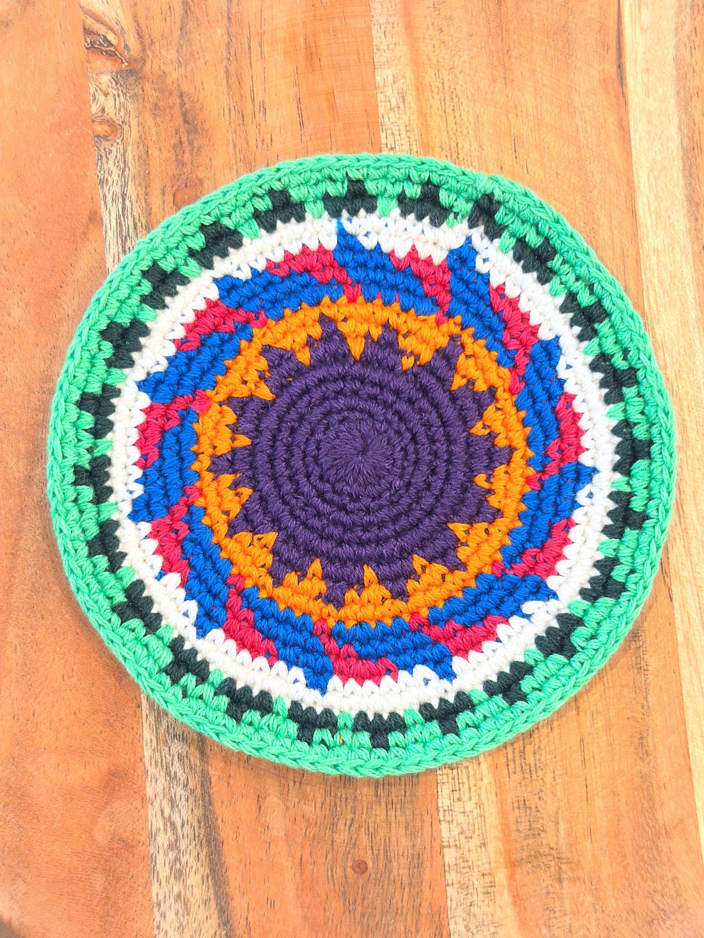 Boho Crochet Cup Coasters