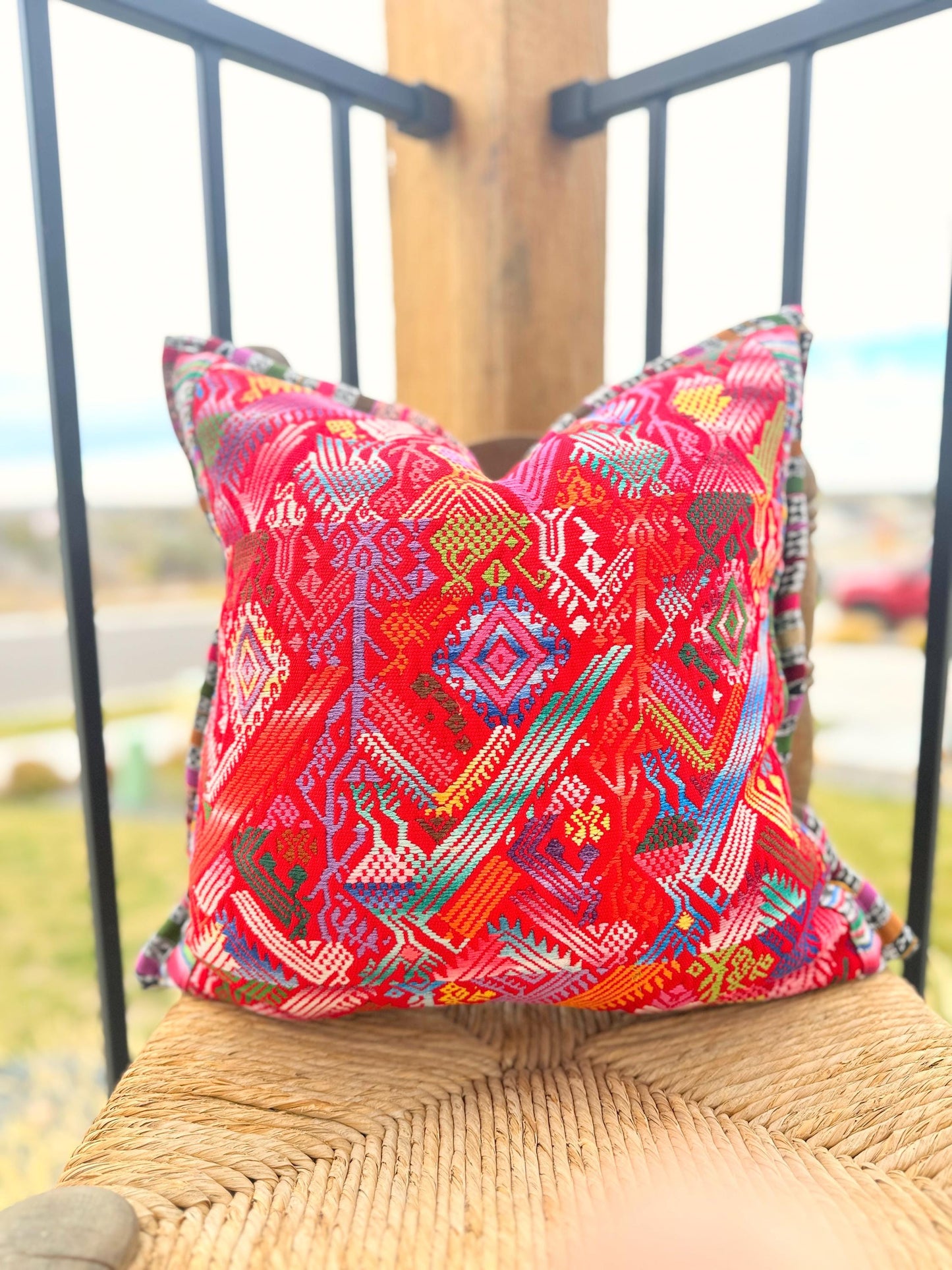 Huipil Pillow Cover from Nebaj Quiche