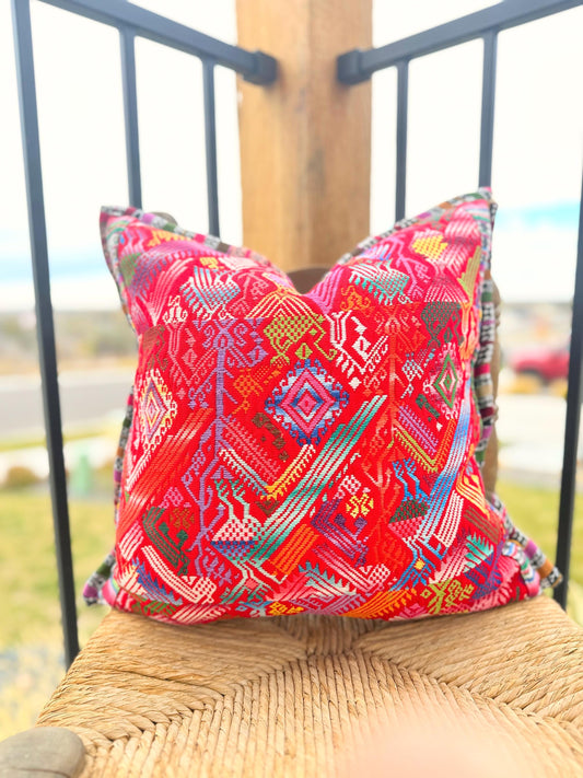 Huipil Pillow Cover from Nebaj Quiche