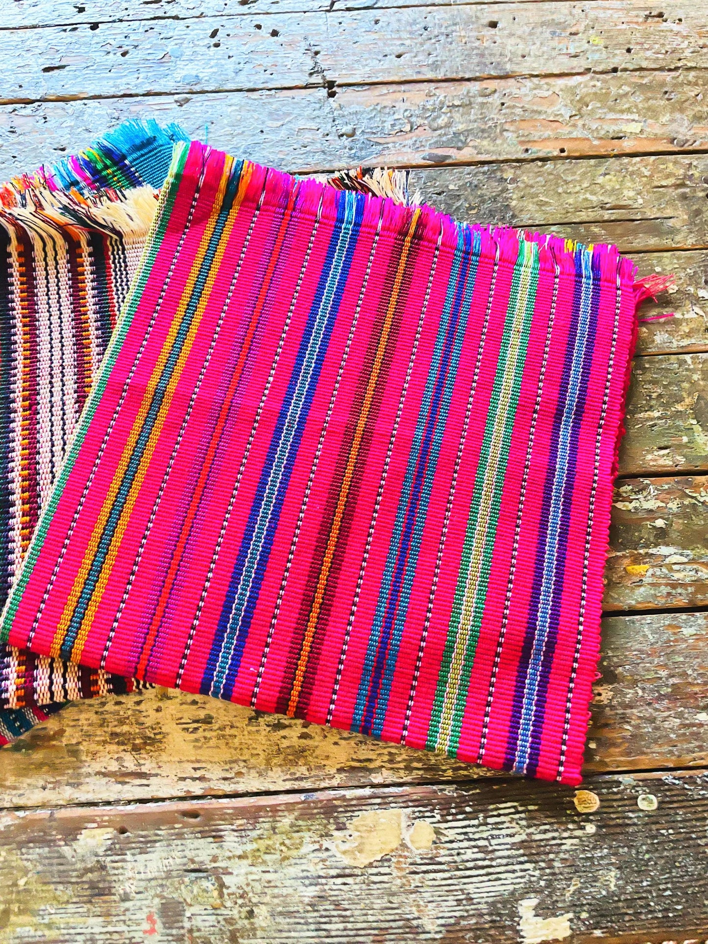 Tortilla warmer - Fuchsia / Sand / Bluemulti