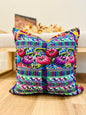 Huipil pillow cover from San Juan Comalapa