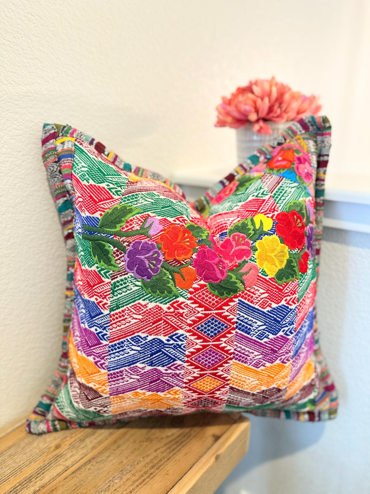 Xela Quetzaltenango Huipil Pillow Cover