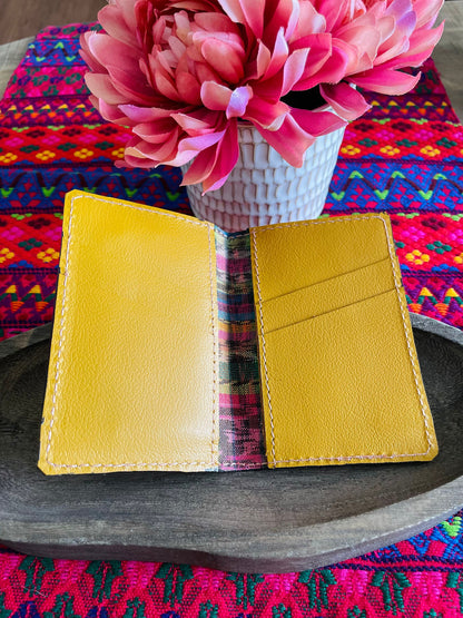 Guatemalan Authentic Leather Huipil Card Holders