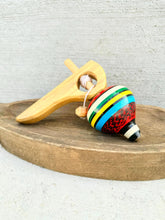 Load image into Gallery viewer, Spinning Wooden Top Toy