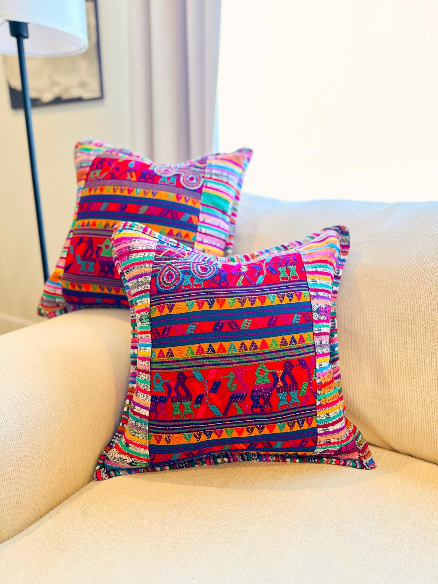 Huipil Pillow Cover from Nebaj Quiche