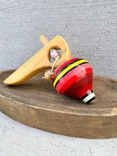 Load image into Gallery viewer, Spinning Wooden Top Toy