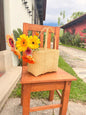 Plastic Tote Bag (M) - Light Beige