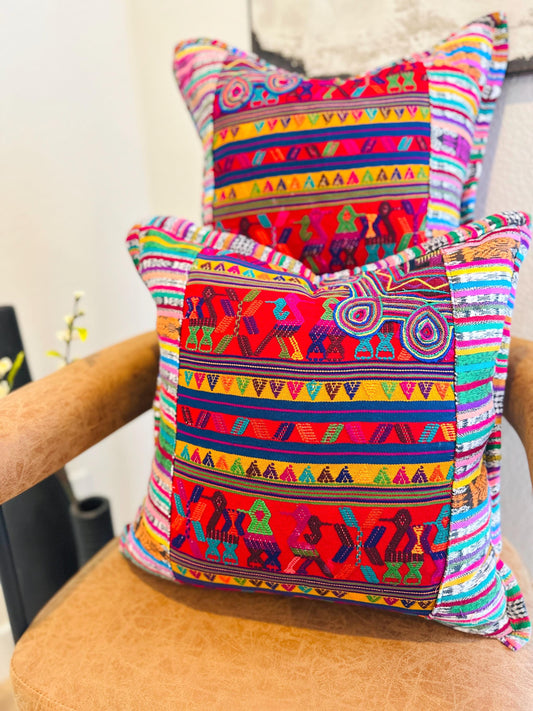 Huipil Pillow Cover from Nebaj Quiche