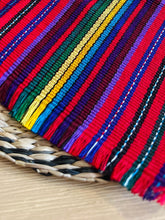 Load image into Gallery viewer, Napkin - Emerald / Oat / Strawberry Red