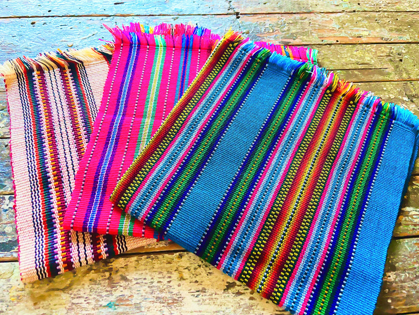 Tortilla warmer - Fuchsia / Sand / Bluemulti