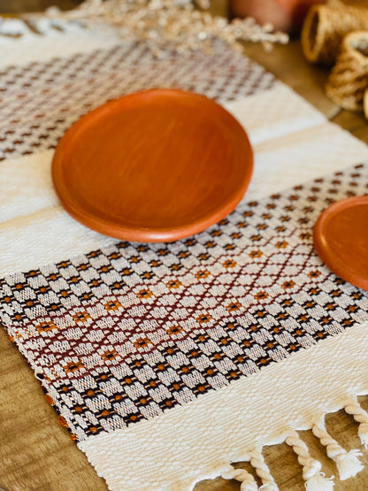 Guatemalan placemats - Creme/Brown