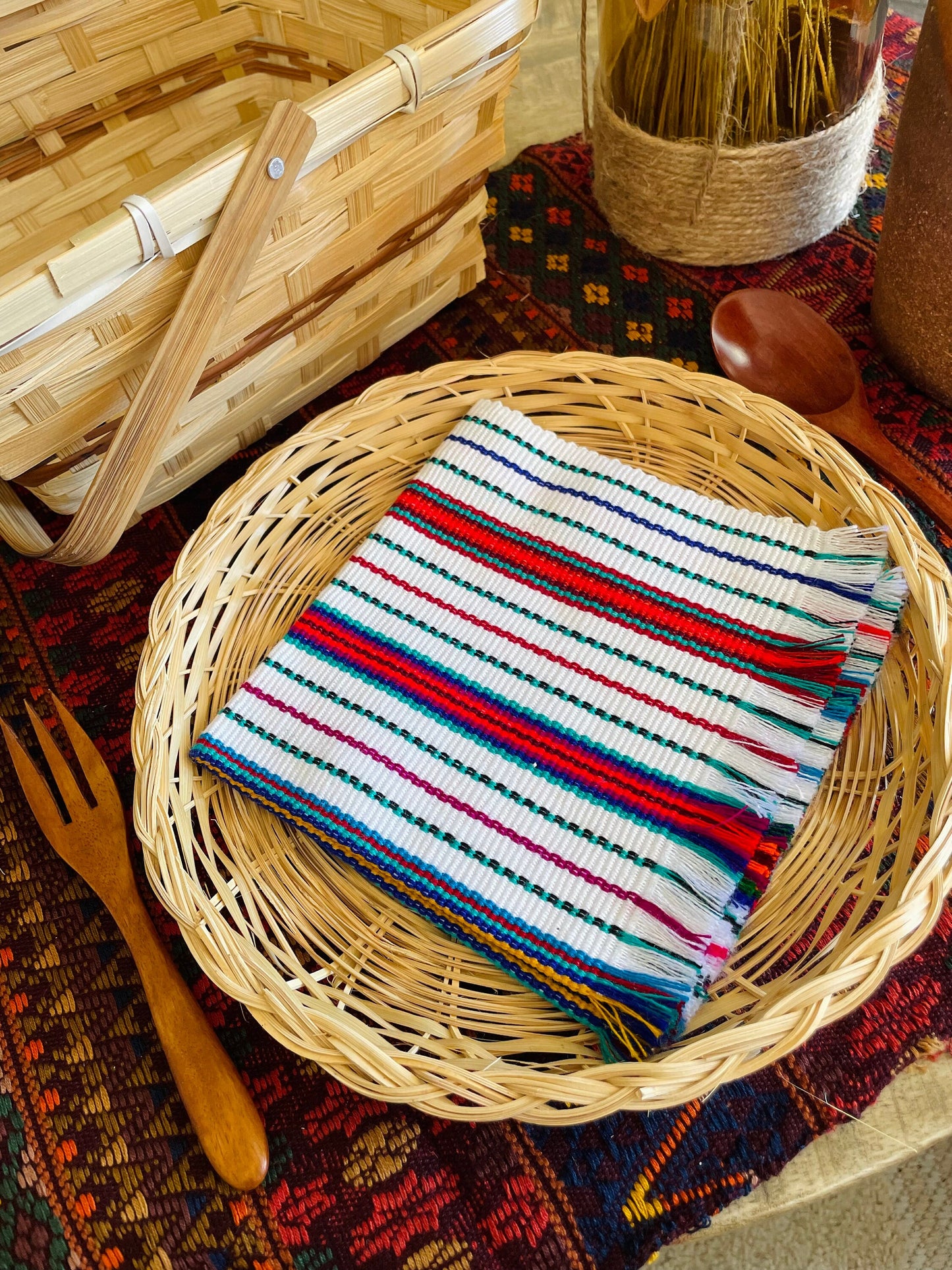 Guatemalan colorful napkins