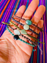 Load image into Gallery viewer, Handwoven Twisted Jade Bracelet