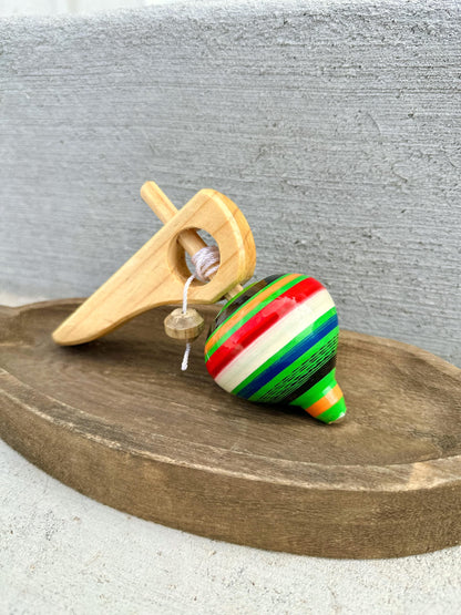 Spinning Wooden Top Toy