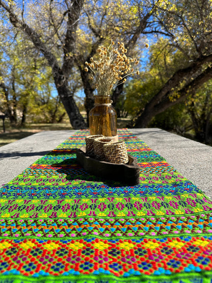 Guatemalan Handwoven Table Runners- Limes