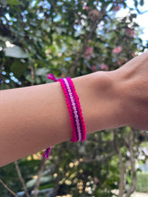 Load image into Gallery viewer, Handwoven Guatemalan Textile Bracelet, Artisan Friendship Jewelry