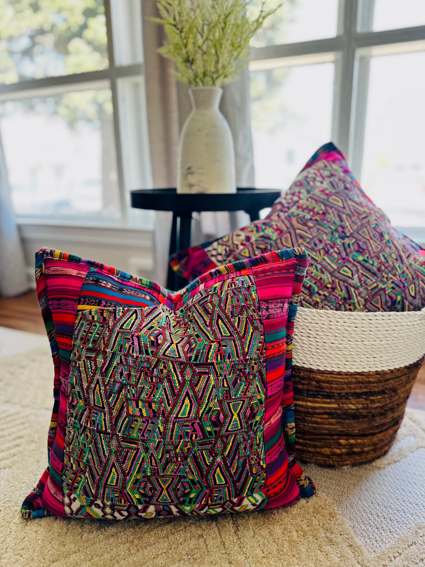 Huipil Pillow Covers from Nebaj Quiche