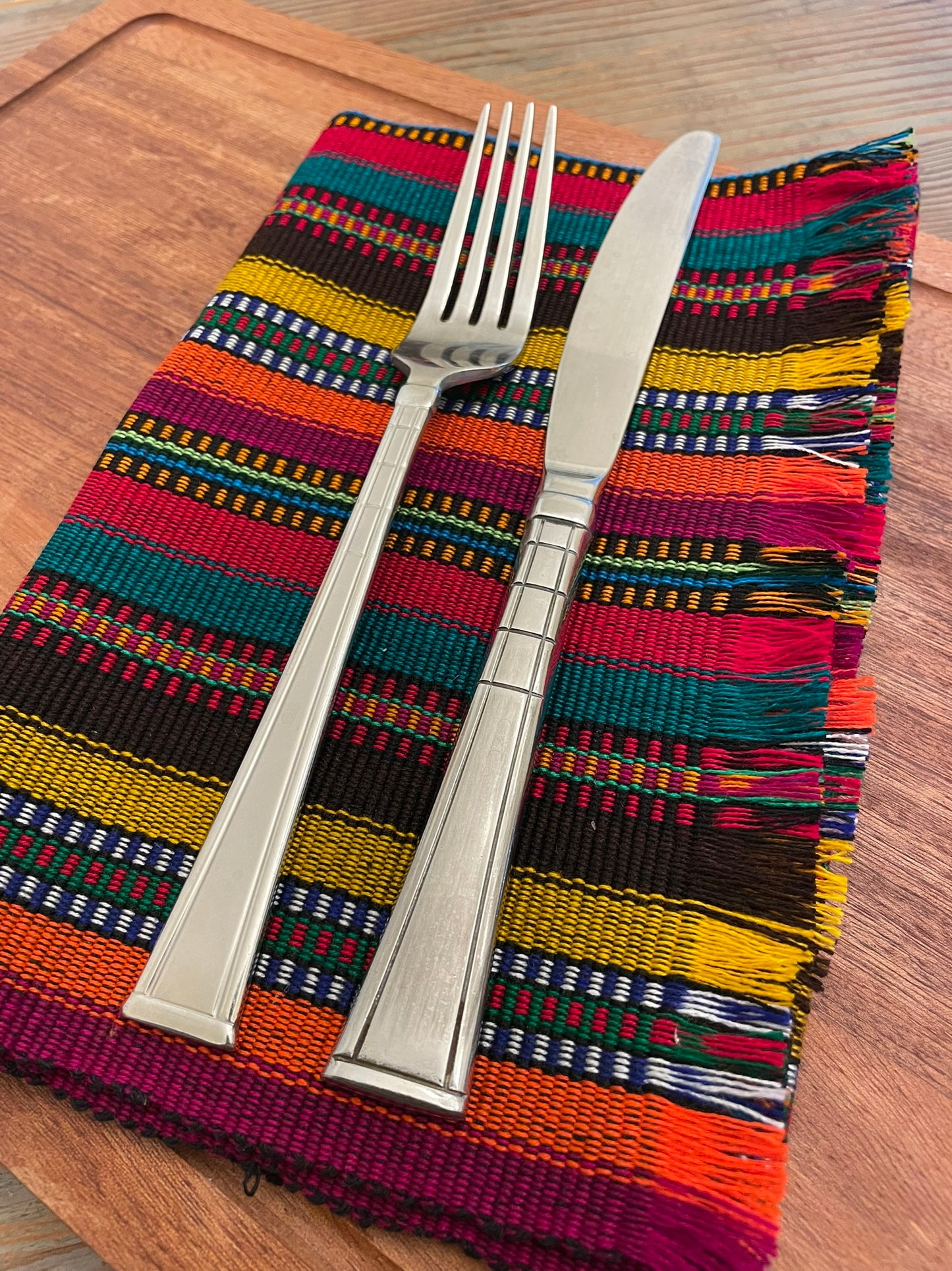 Fiesta Rainbow Handwoven Tortilla Warmer