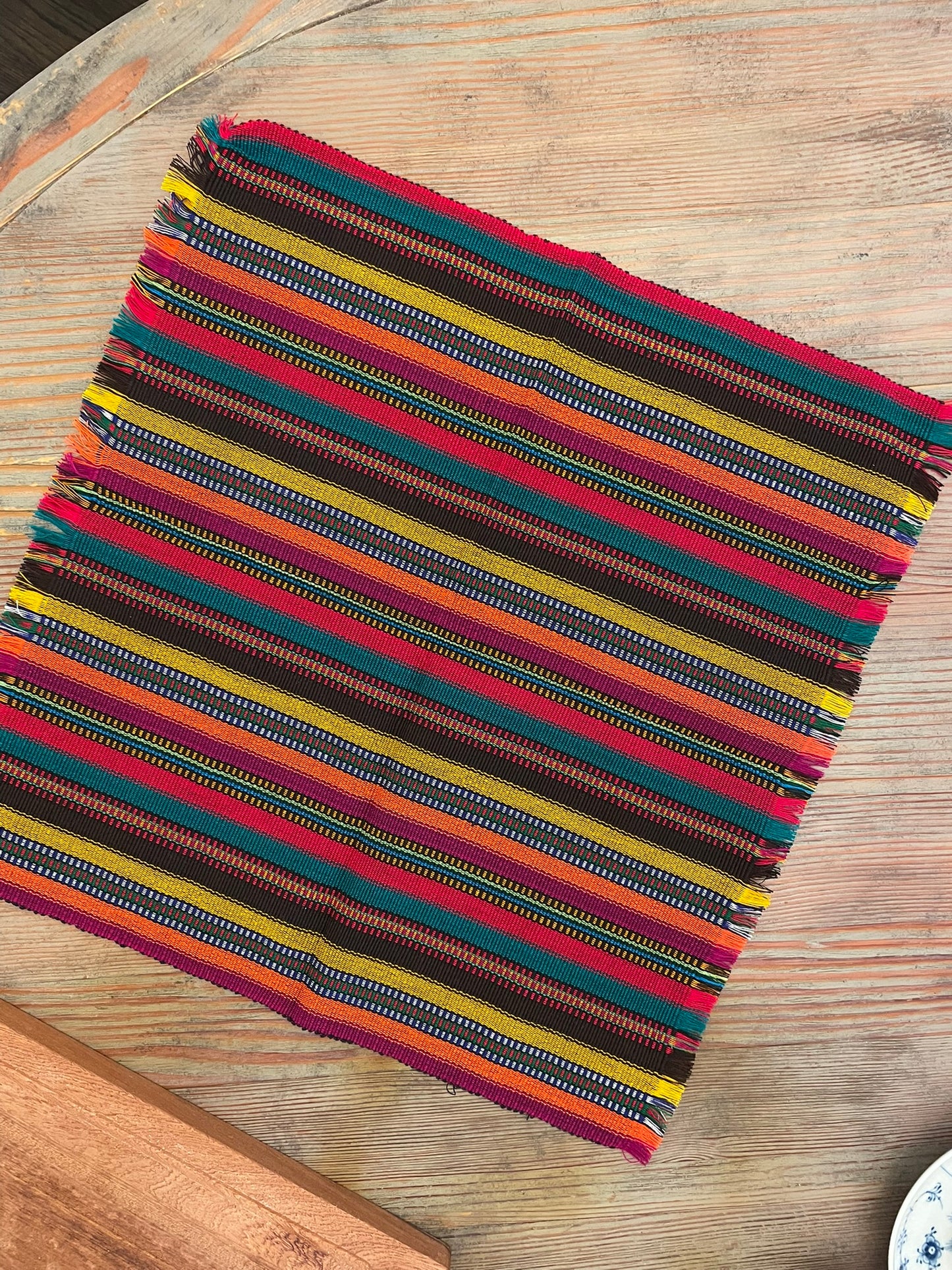 Fiesta Rainbow Handwoven Tortilla Warmer