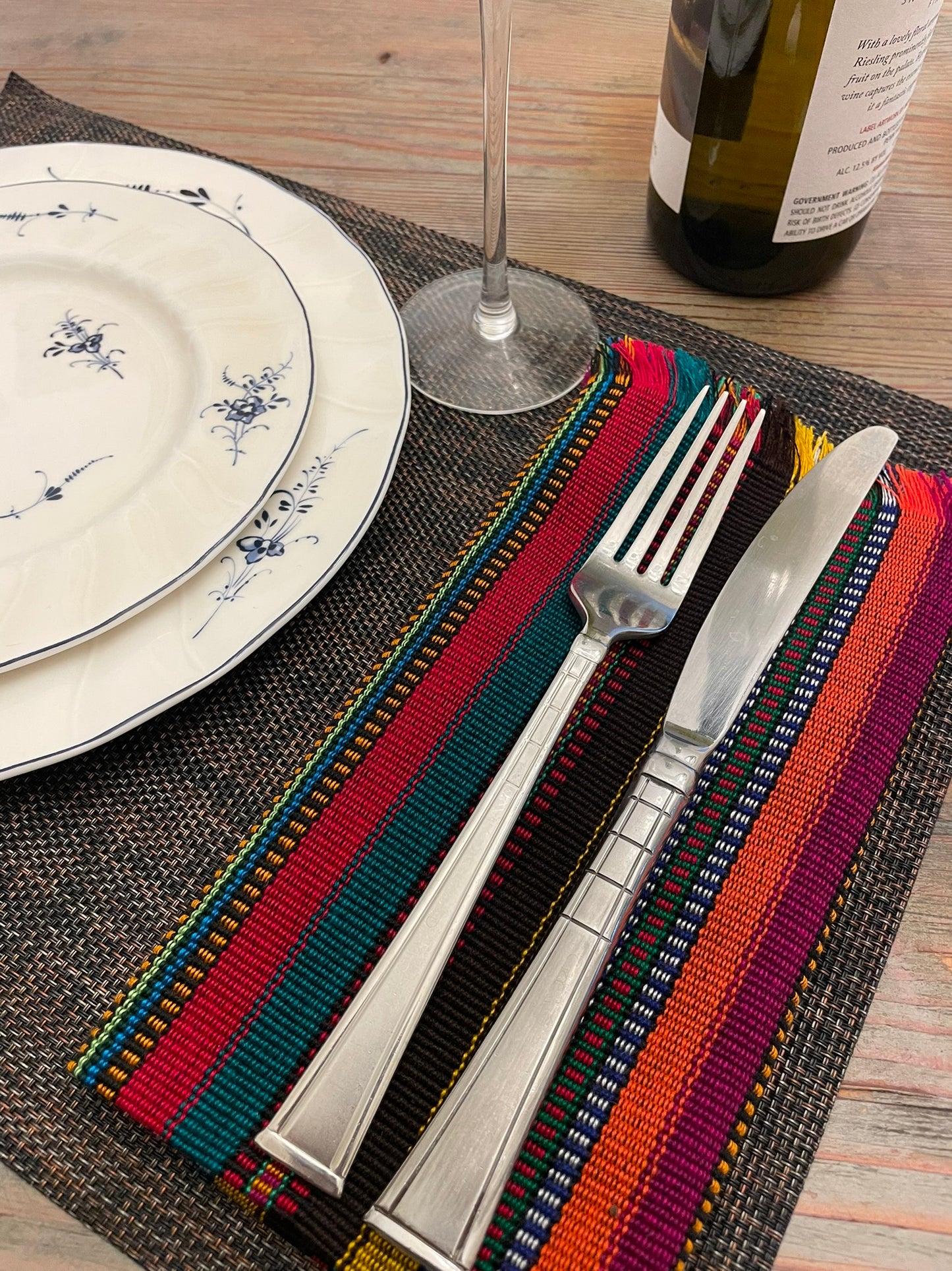 Fiesta Rainbow Handwoven Tortilla Warmer