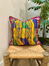 Load image into Gallery viewer, Decorative Throw pillow covers from San Juan Sacatepequez - Yellows