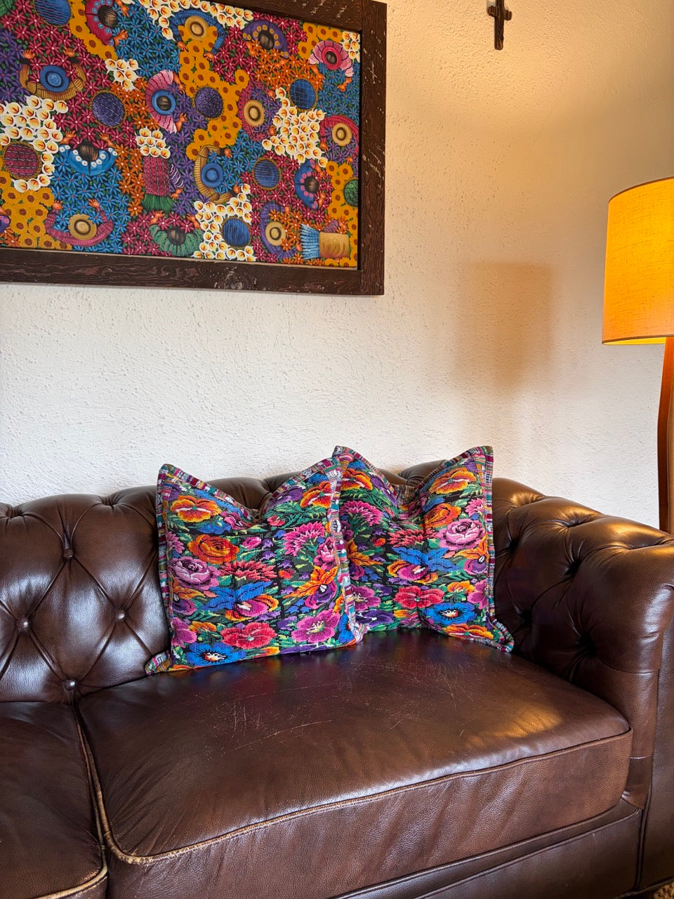 Chimaltenango Flower Pillow Covers