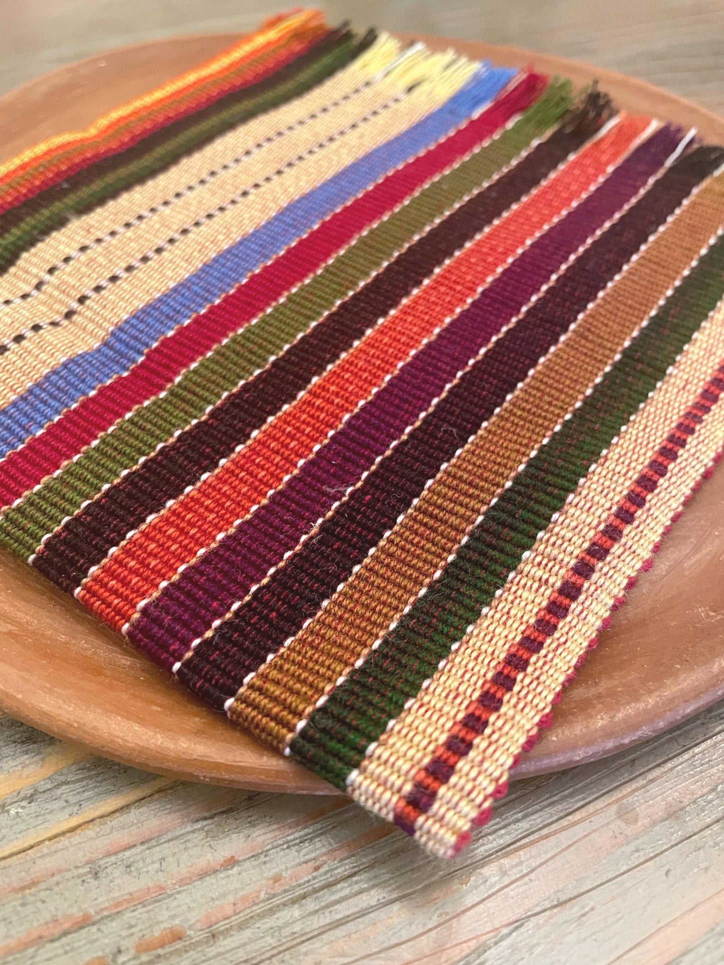 Handwoven cloth napkins -Browns