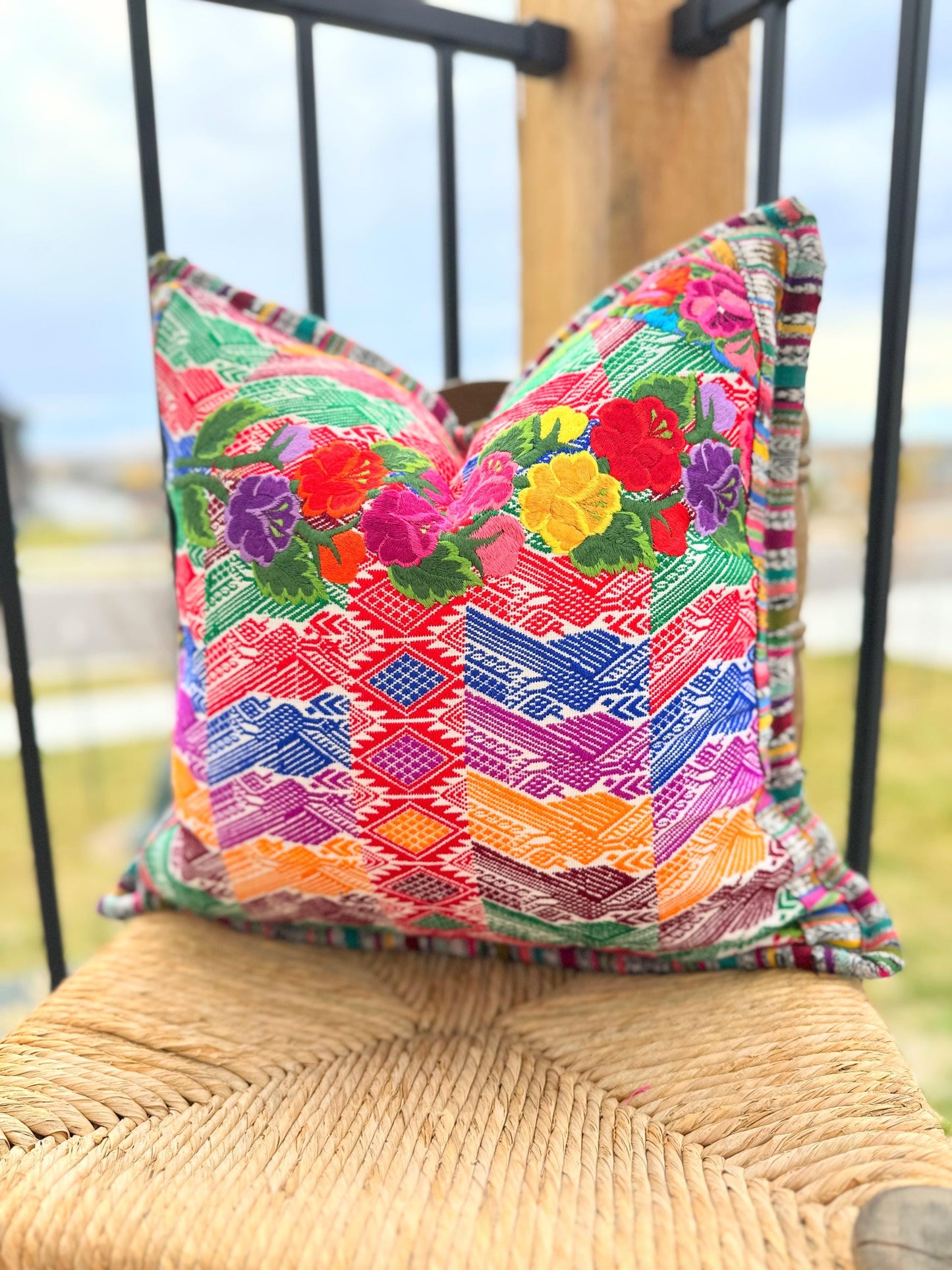 Xela Quetzaltenango Huipil Pillow Cover