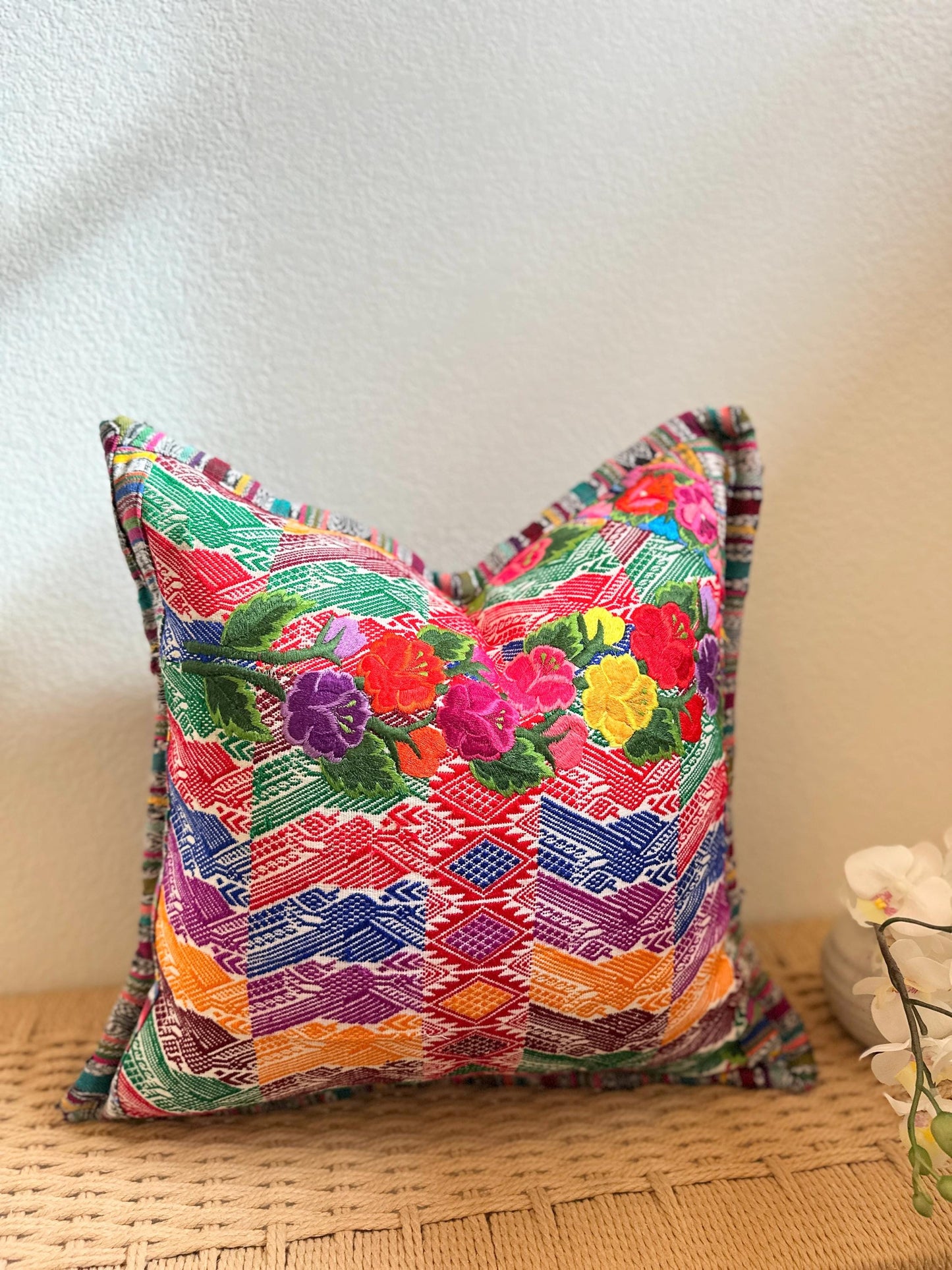 Xela Quetzaltenango Huipil Pillow Cover