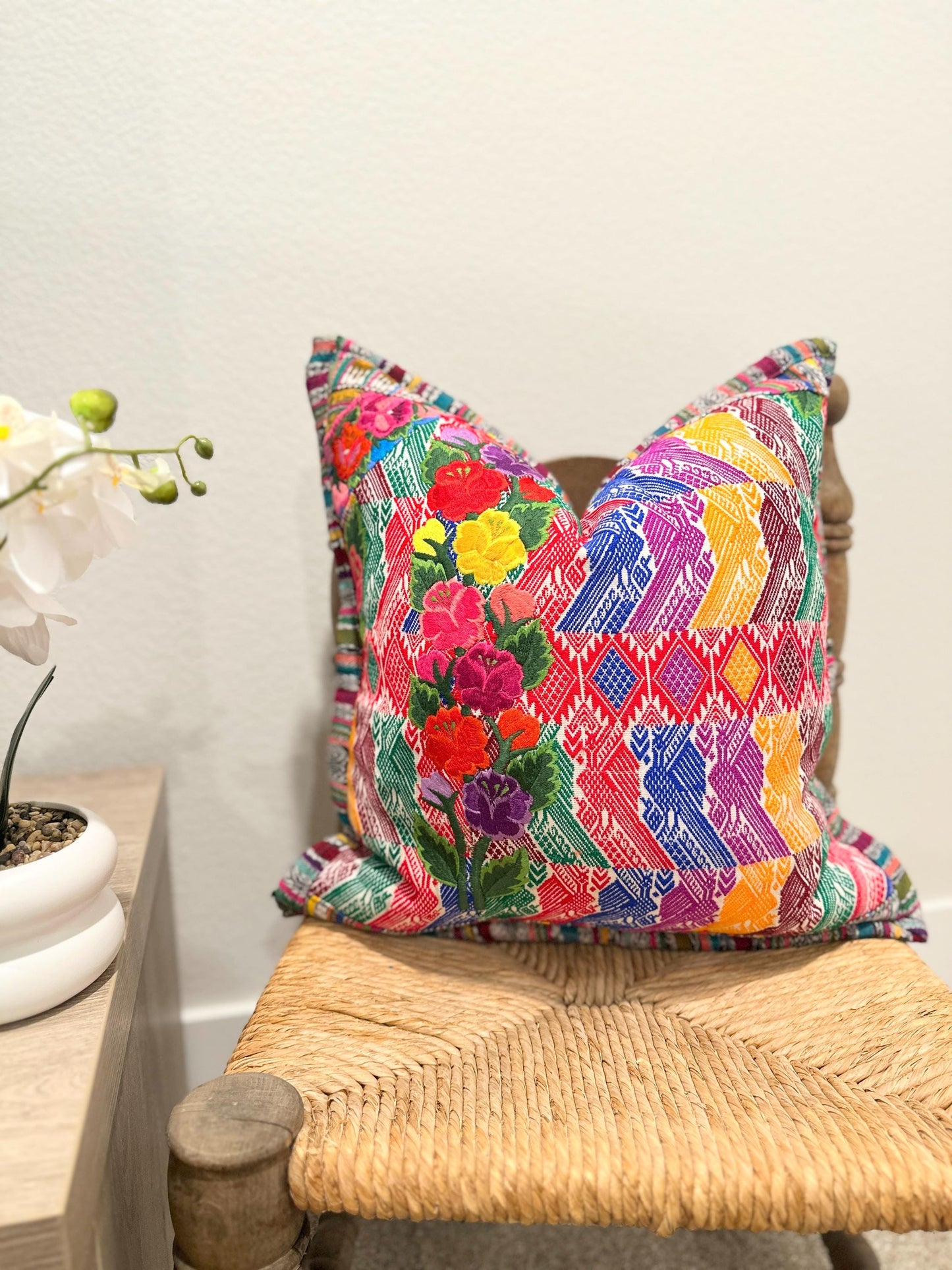 Xela Quetzaltenango Huipil Pillow Cover