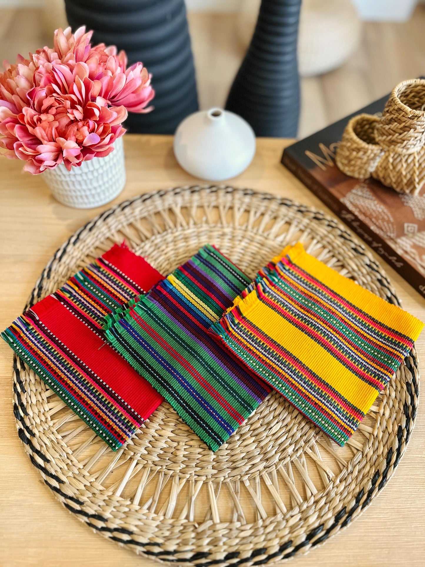 Napkin - Amber / Crimson / Shamrock