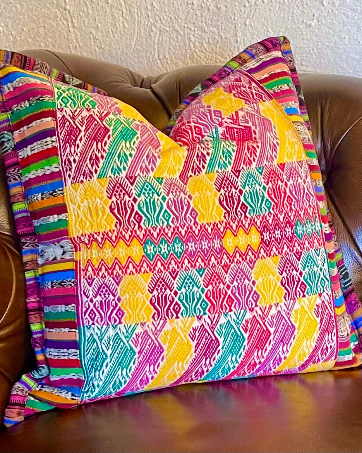 Huipil Pillow Cover from Xela Quetzaltenango