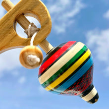 Load image into Gallery viewer, Spinning Wooden Top Toy