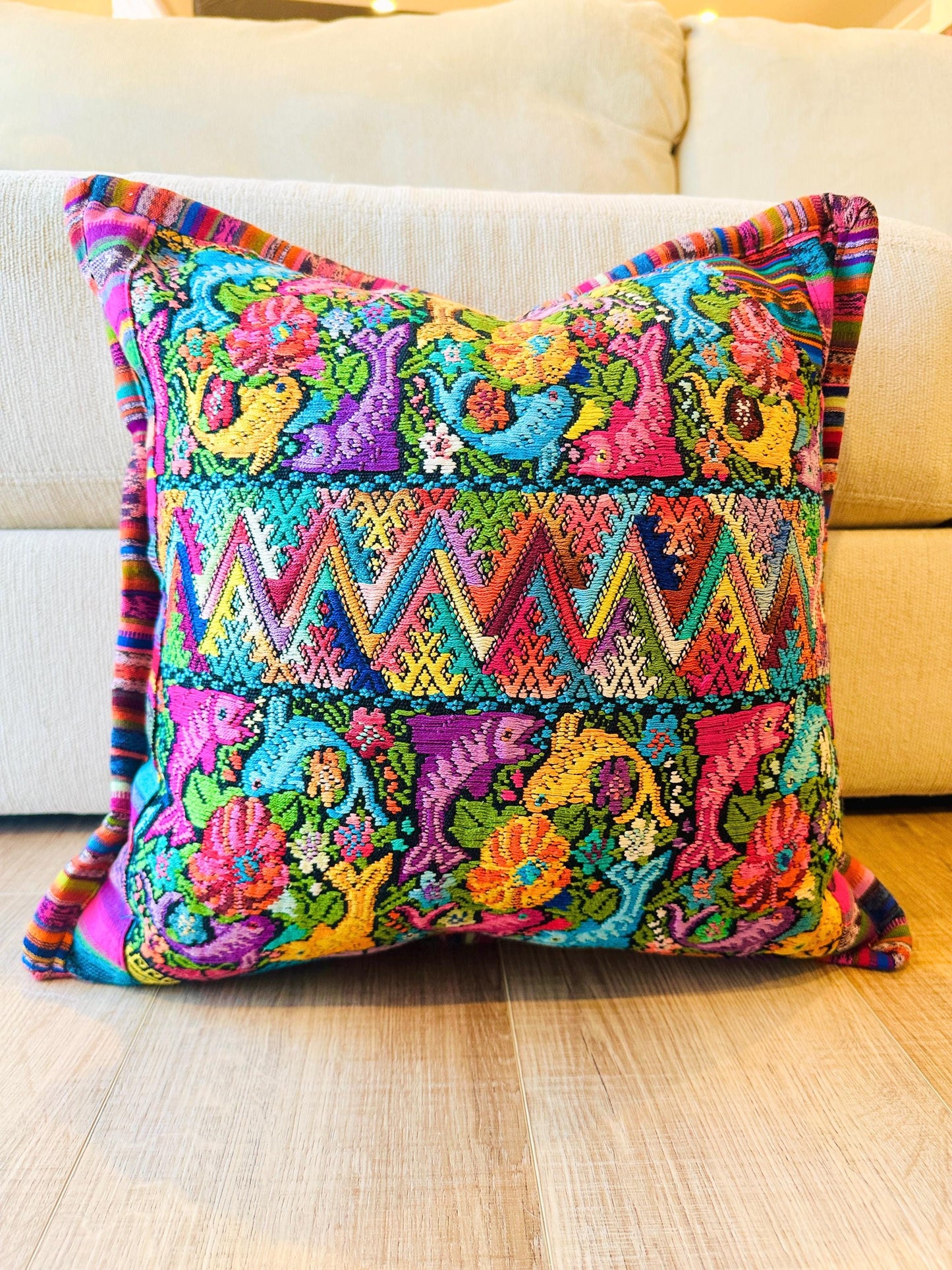 Pillow Cover from Tecpan Guatemala