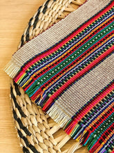 Load image into Gallery viewer, Napkin - Emerald / Oat / Strawberry Red