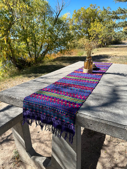 Guatemalan Handwoven Table Runners- Purples