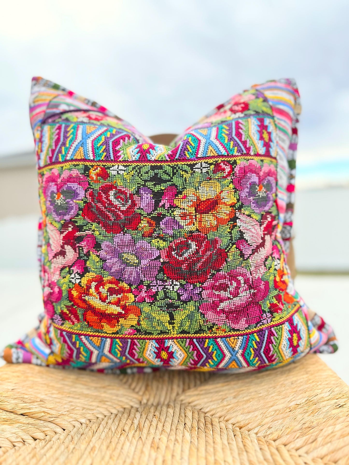 Pillow Cover From San Juan Comalapa