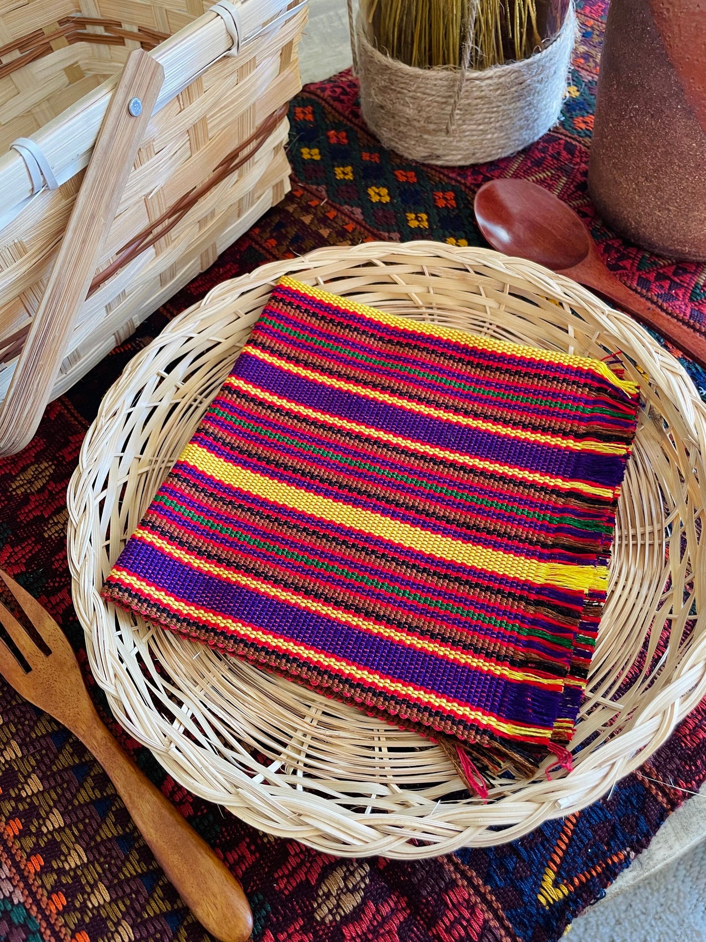 Guatemalan colorful napkins