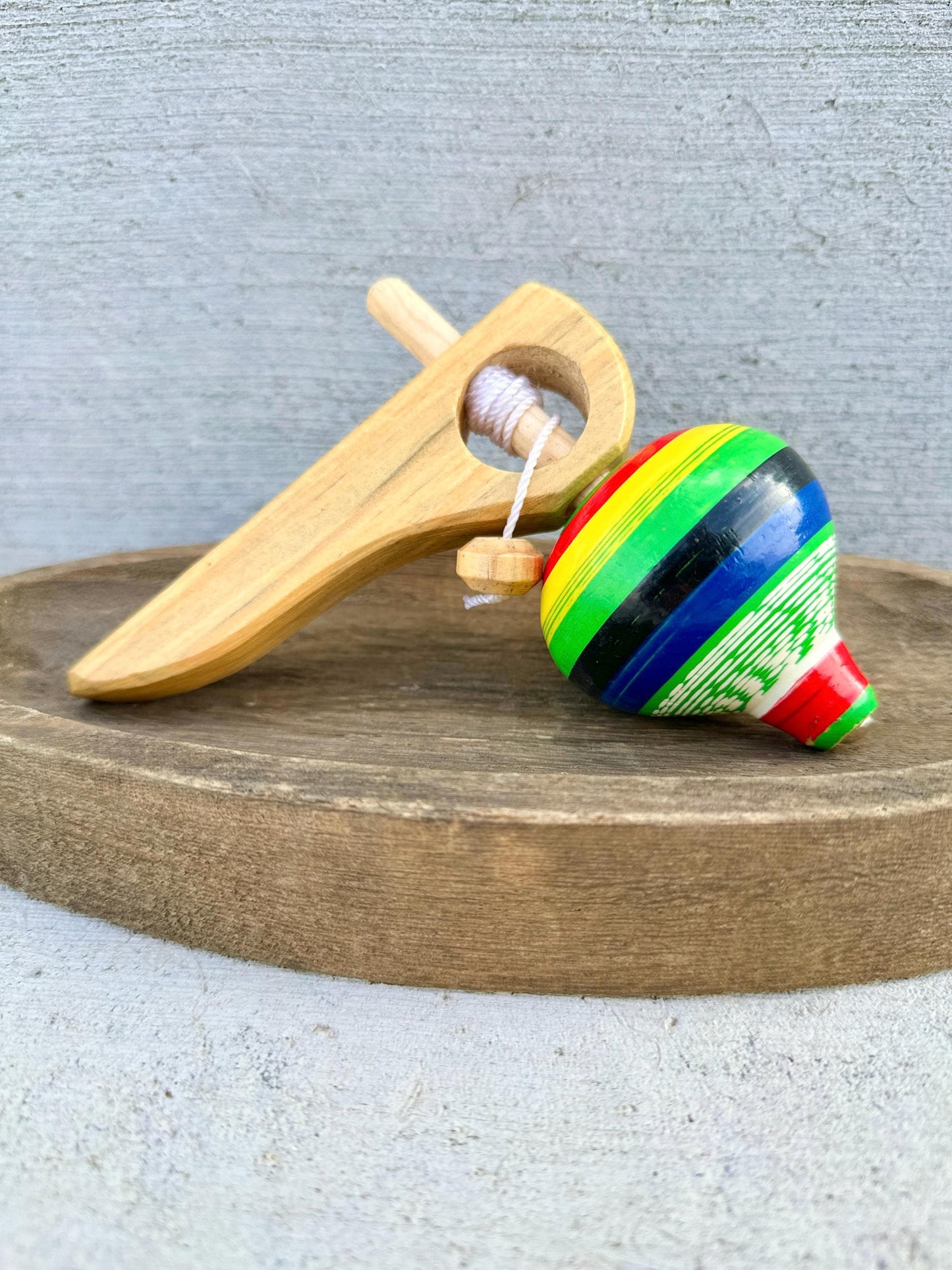 Spinning Wooden Top Toy