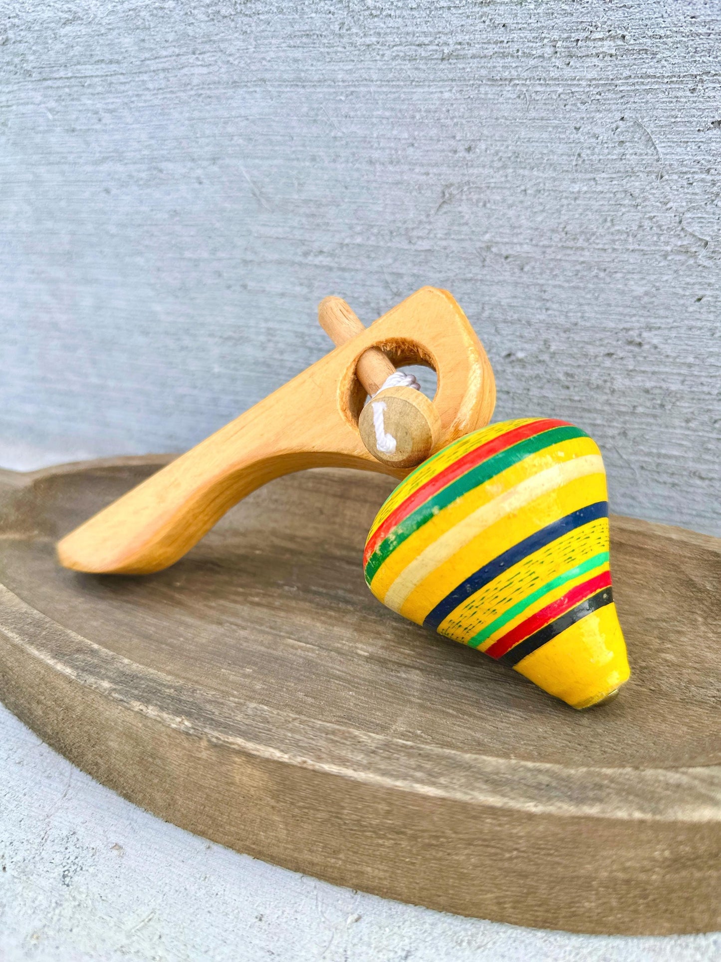 Spinning Wooden Top Toy