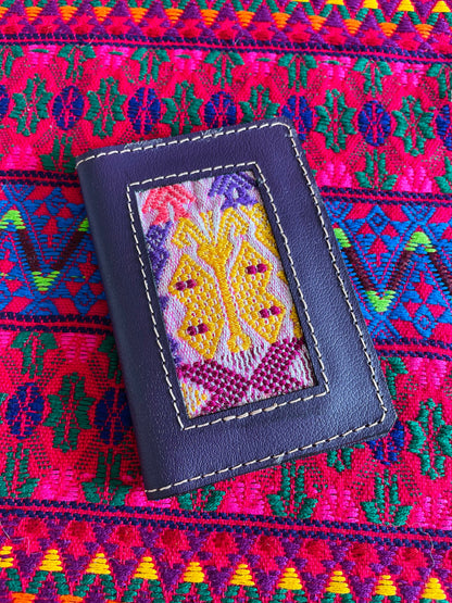 Guatemalan Authentic Leather Huipil Card Holders