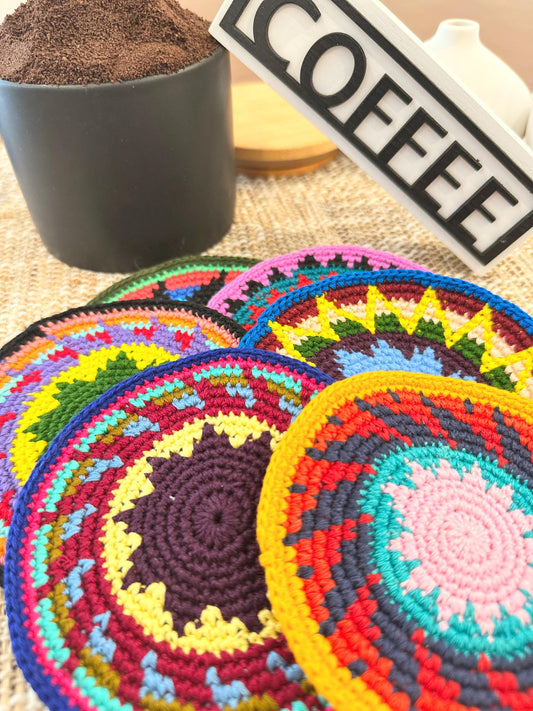 Handmade Crochet Cup Coasters