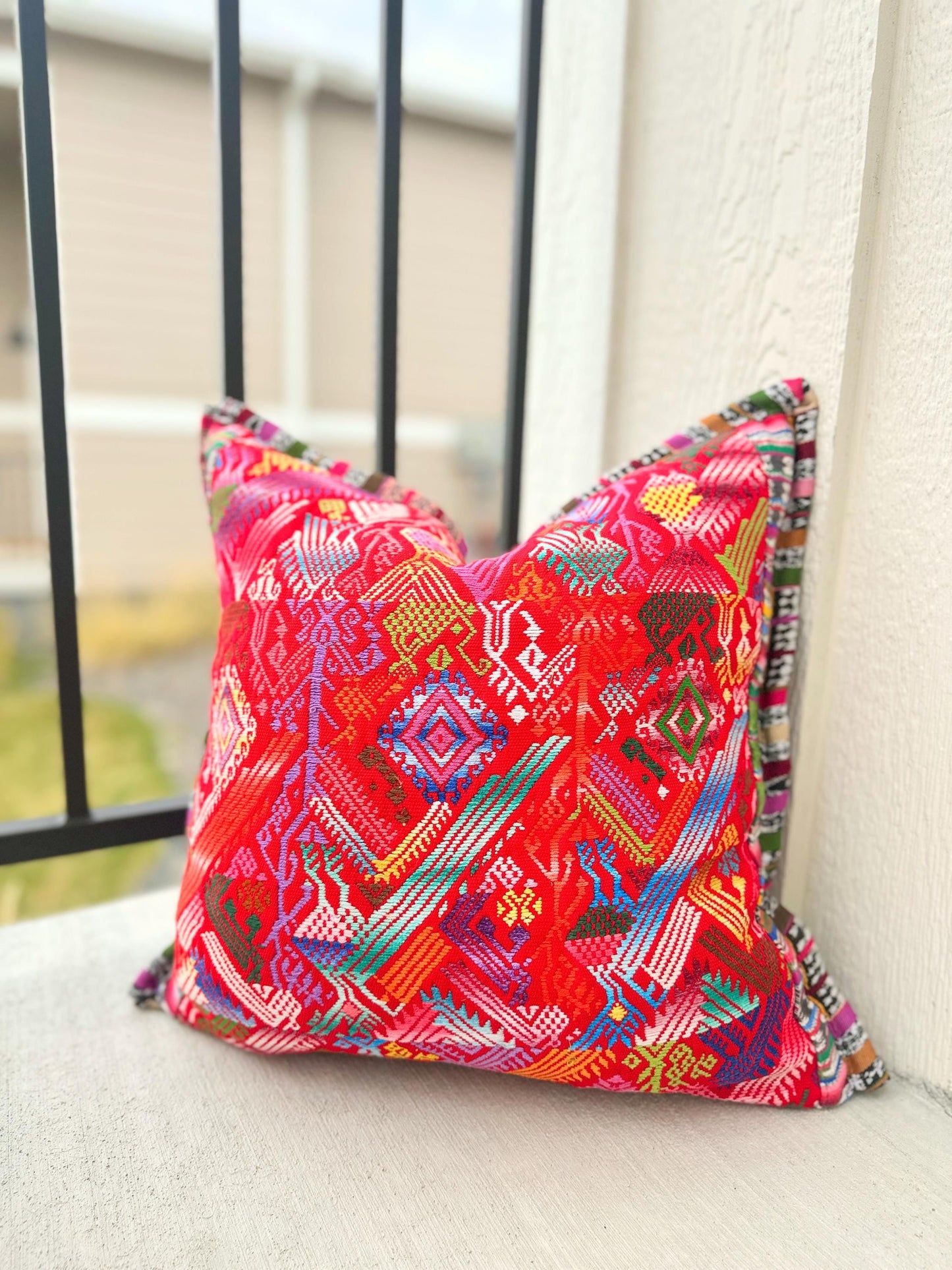 Huipil Pillow Cover from Nebaj Quiche