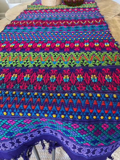 Guatemalan Handwoven Table Runners- Purples