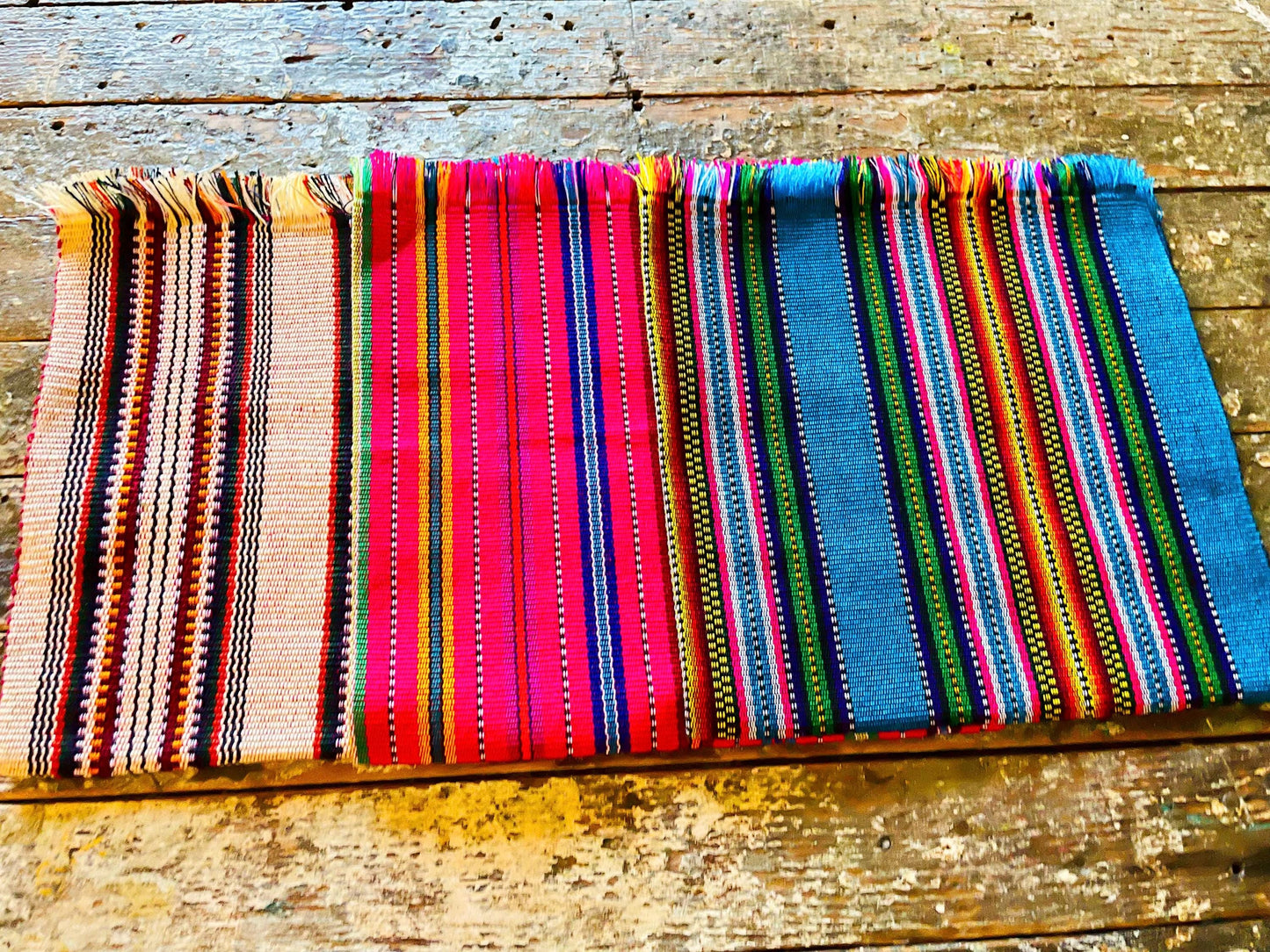 Tortilla warmer - Fuchsia / Sand / Bluemulti